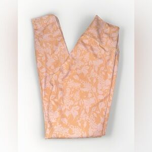 WILO The Label 7/8 Leggings size XS Tropical Floral Print 25” inseam Yoga Pants